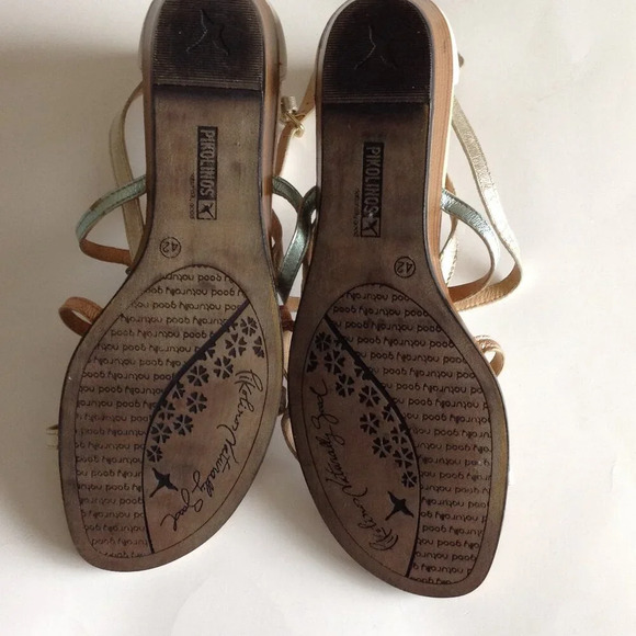 Pikolinos Naturally Good Women's Sandals Shoes Size US 11 Summer Flats - Picture 7 of 10